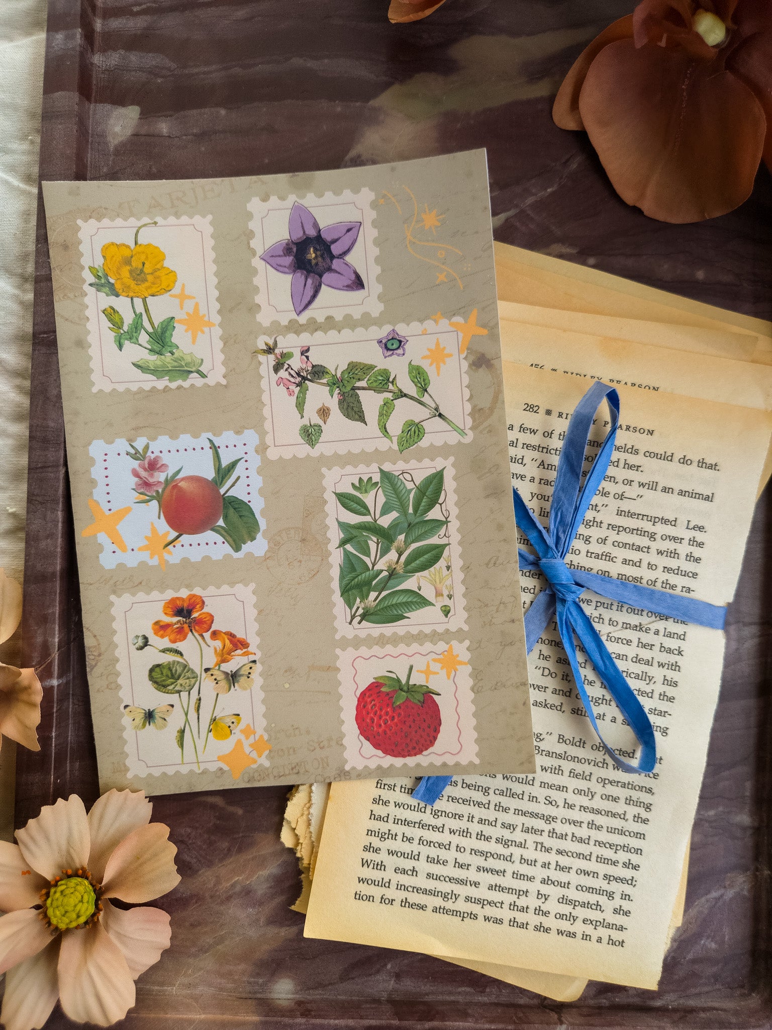 Sticker Sheet Bundle – Garden Paper Collection (Set of 6)