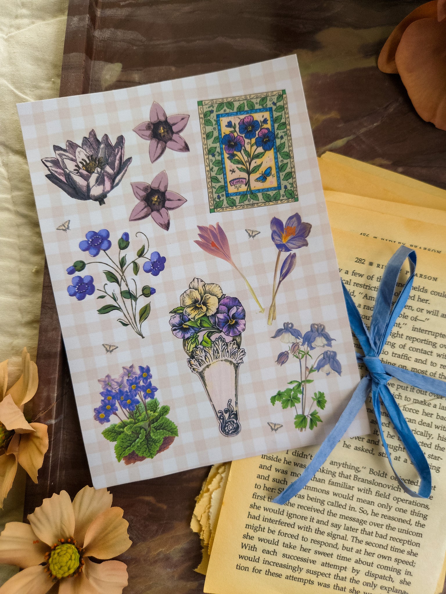 Sticker Sheet Bundle – Garden Paper Collection (Set of 6)