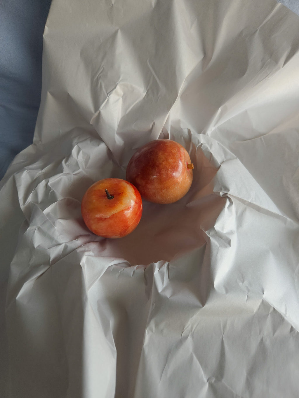Vintage Italian Alabaster Stone Fruits
