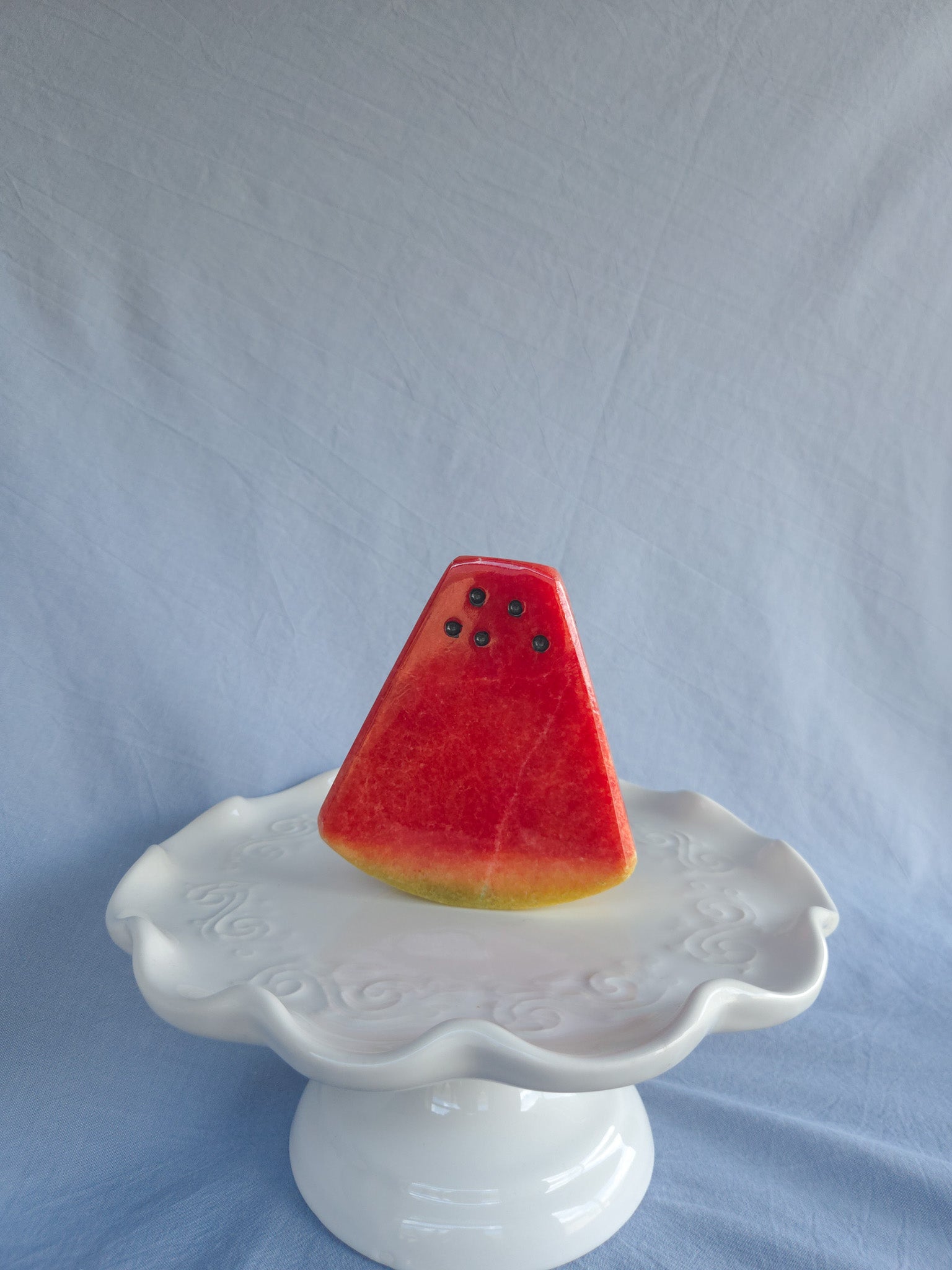 Watermelon Wedge Italian Alabaster Stone Fruit