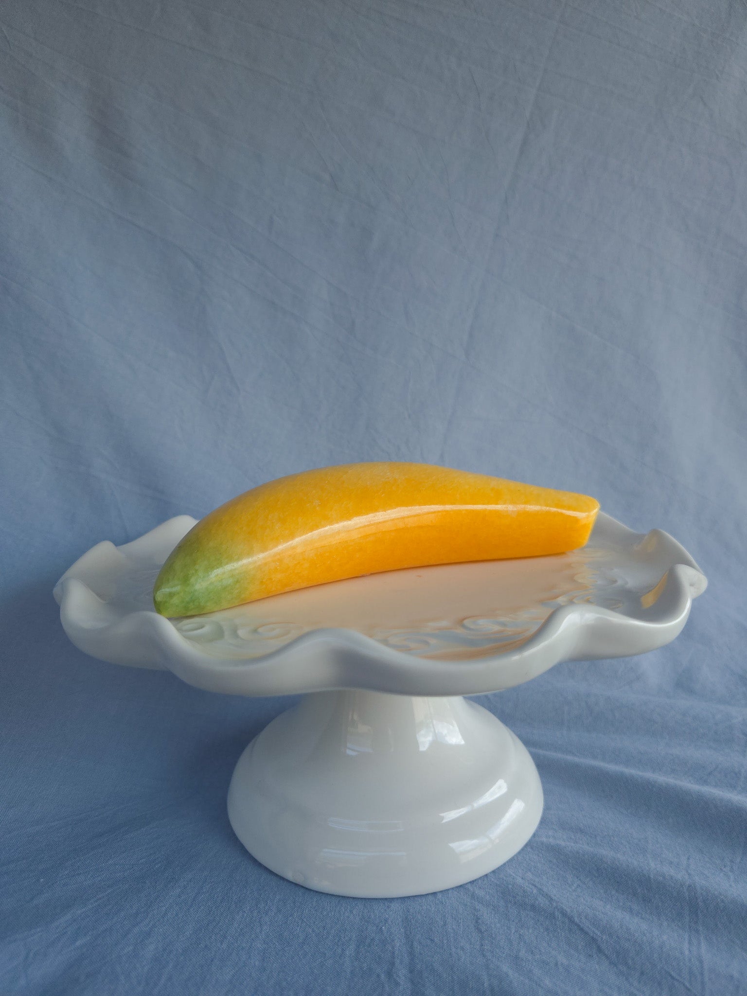 Yellow Banana Italian Alabaster Stone Fruit