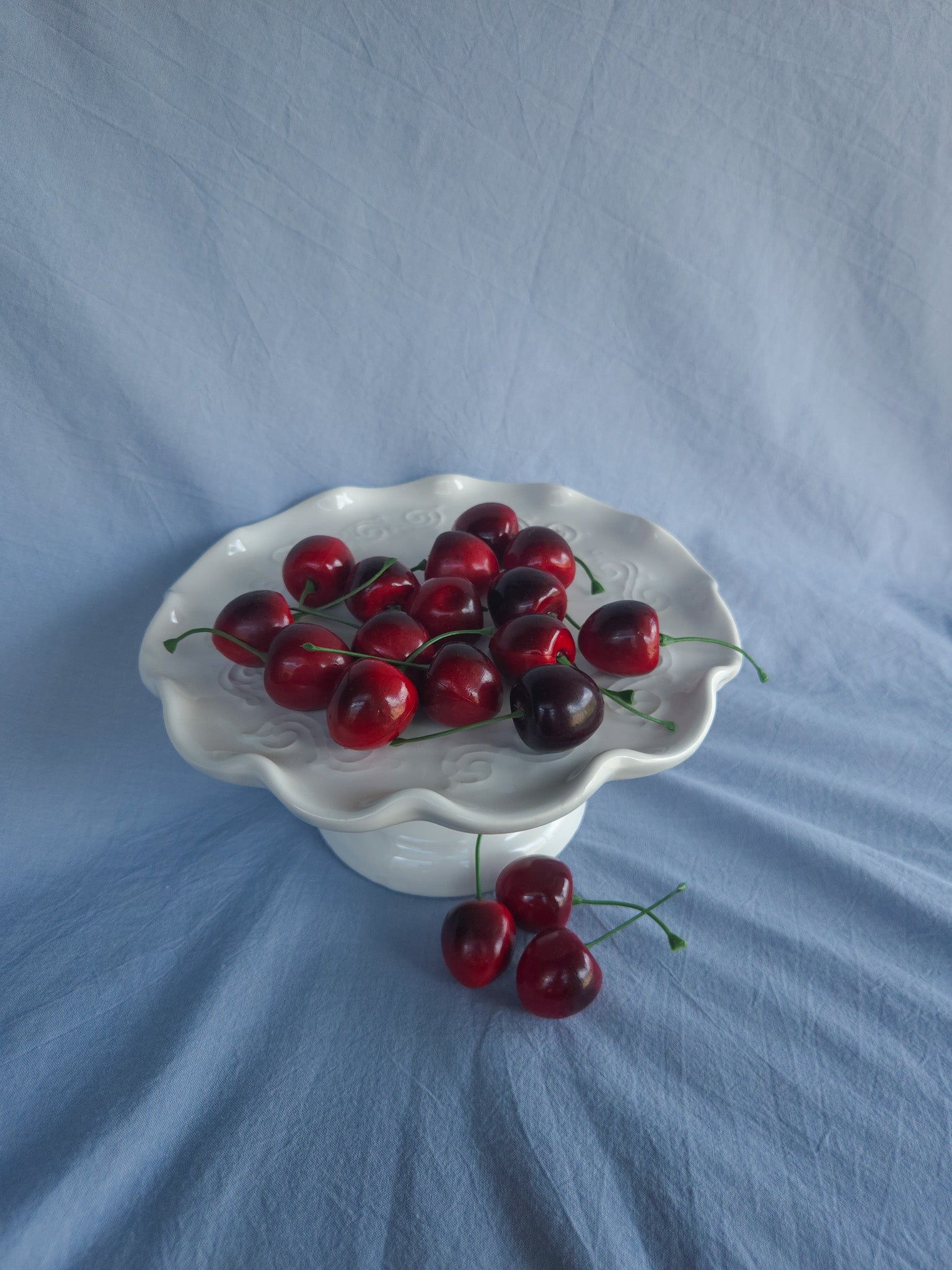 Vintage-Style Decorative Plastic Cherries