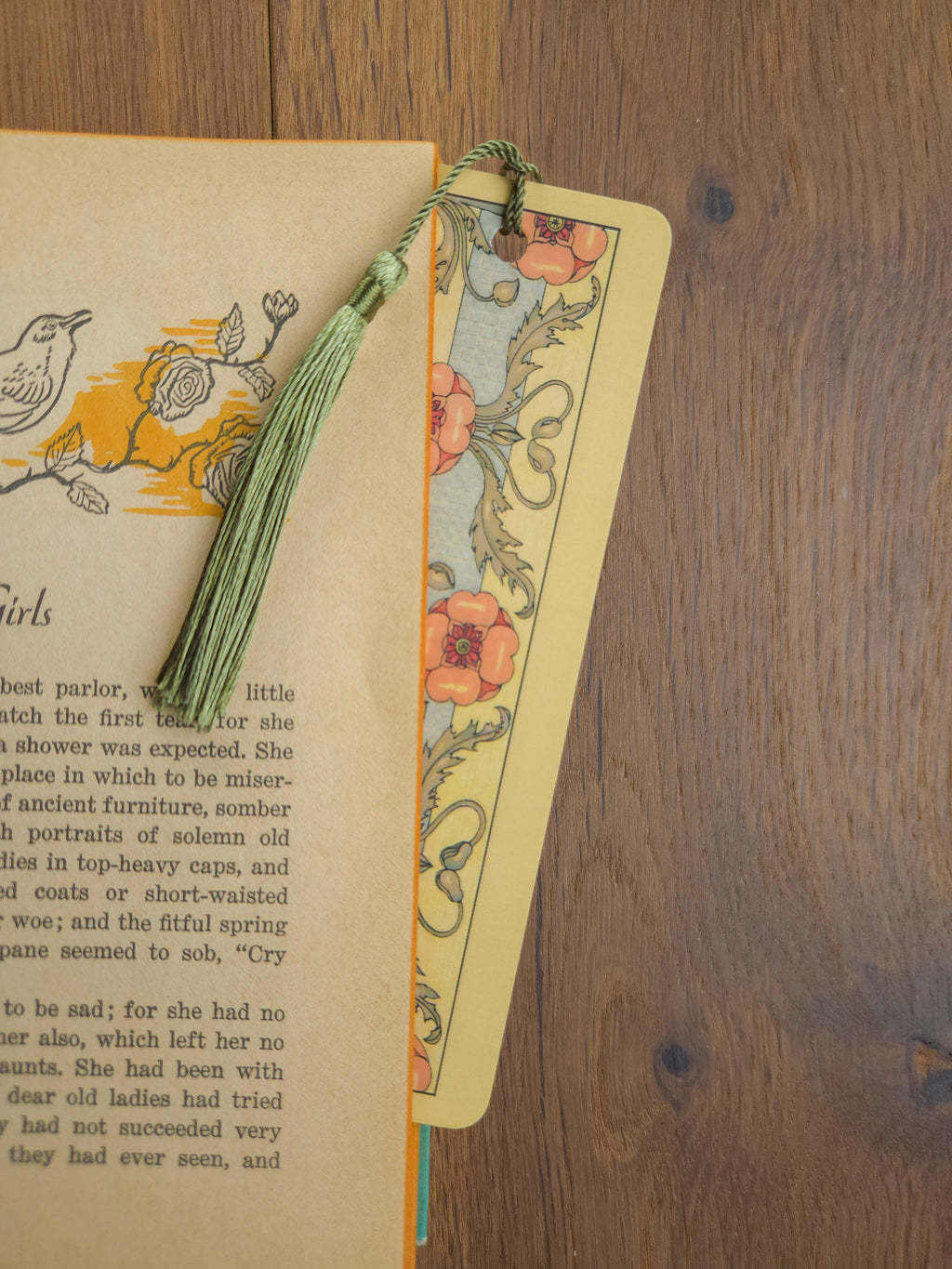 Golden Bloom Bookmark