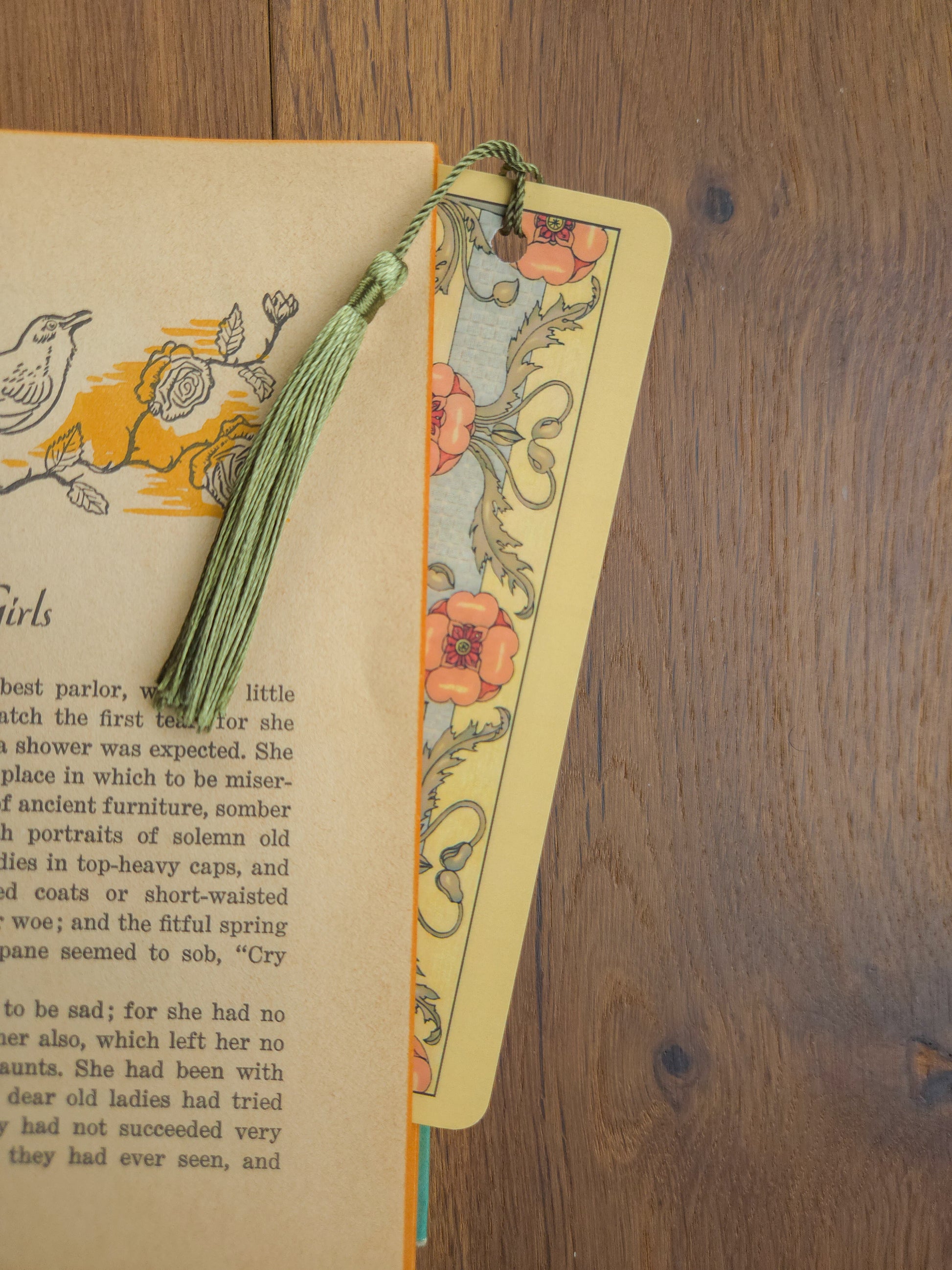 Golden Bloom Bookmark