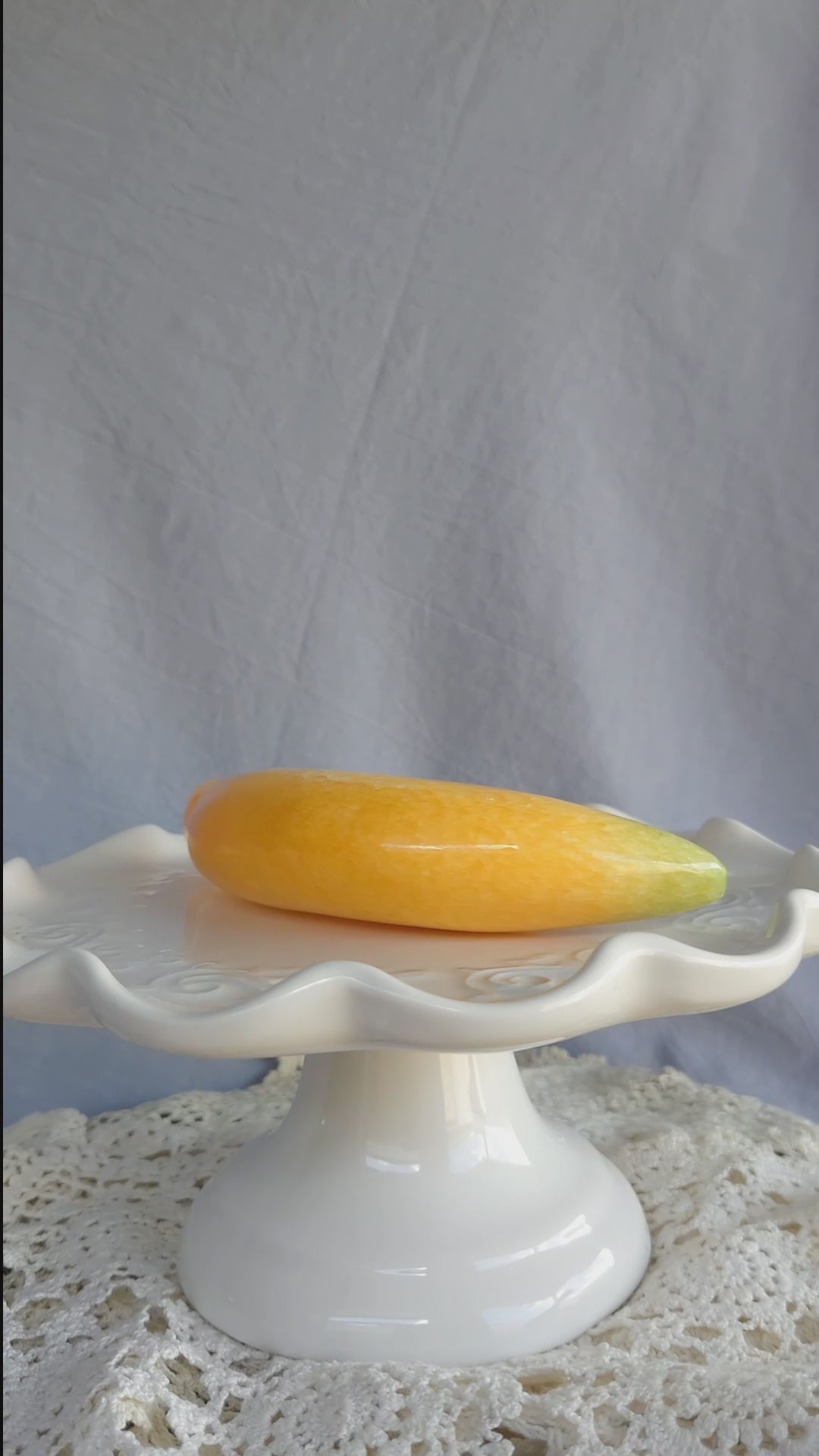 Yellow Banana Italian Alabaster Stone Fruit