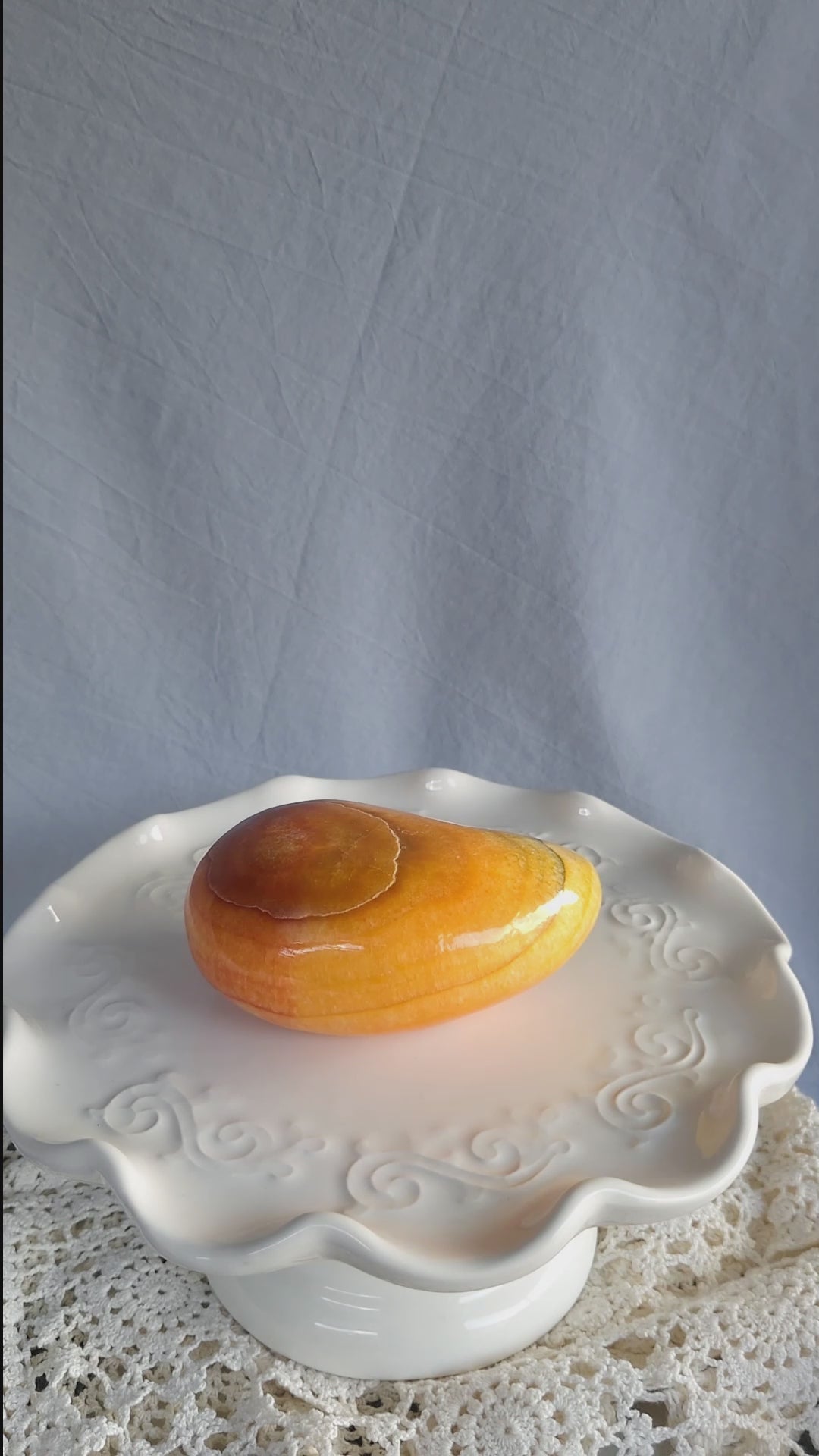 Mango Italian Alabaster Stone Fruits