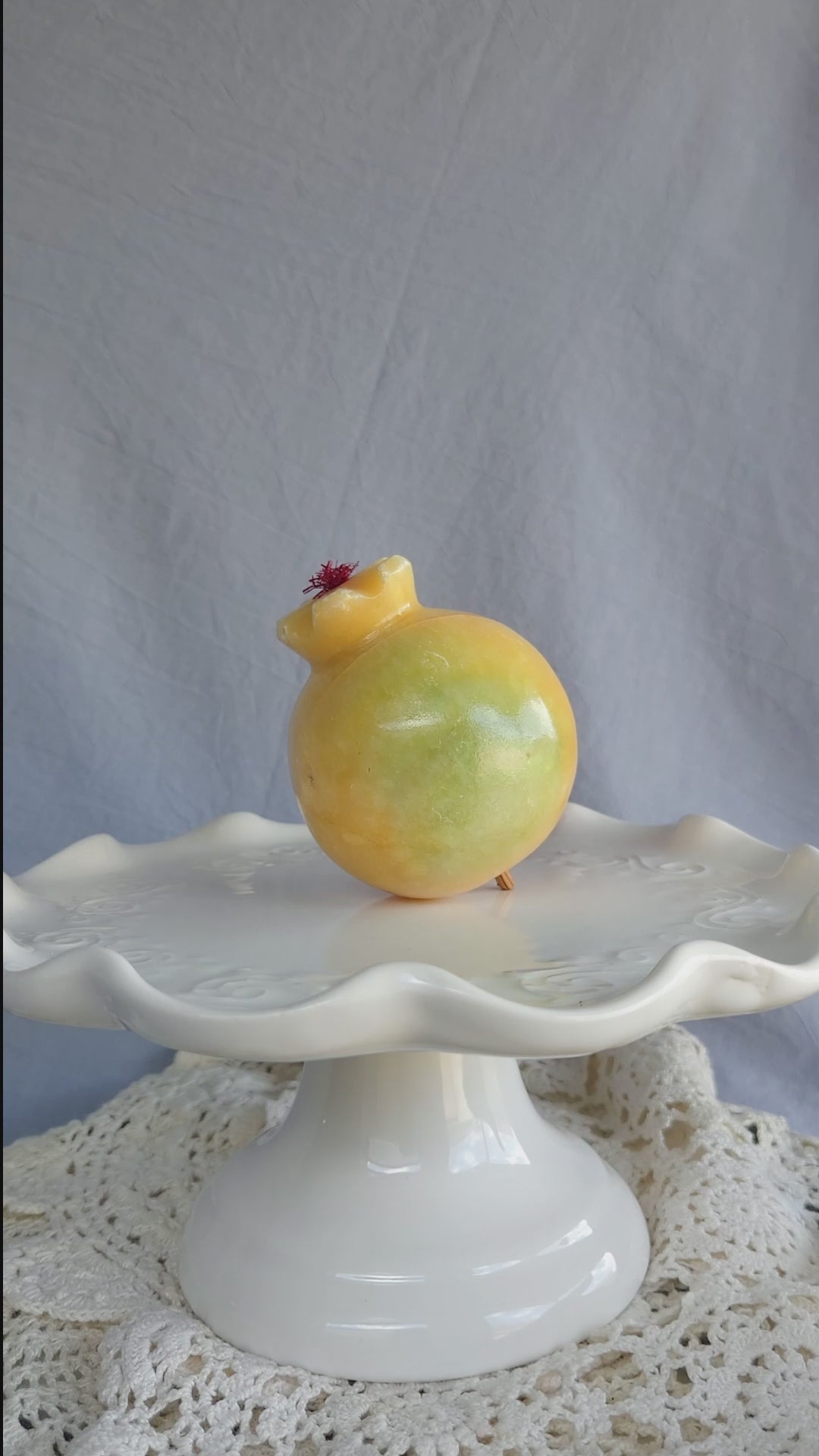 Pomegranate Italian Alabaster Stone Fruits